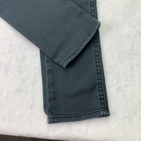 Volcom Juniors Womens Sz 9 Black Gray Stretch Skinny 30" Inseam Denim Jeans - Picture 9 of 12